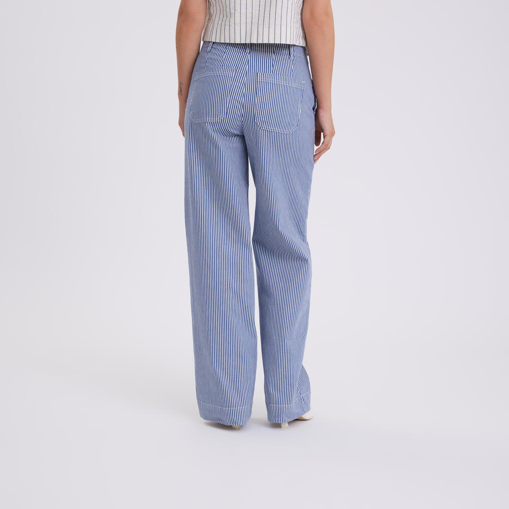 Erica Long jeans - Blue Stripe
